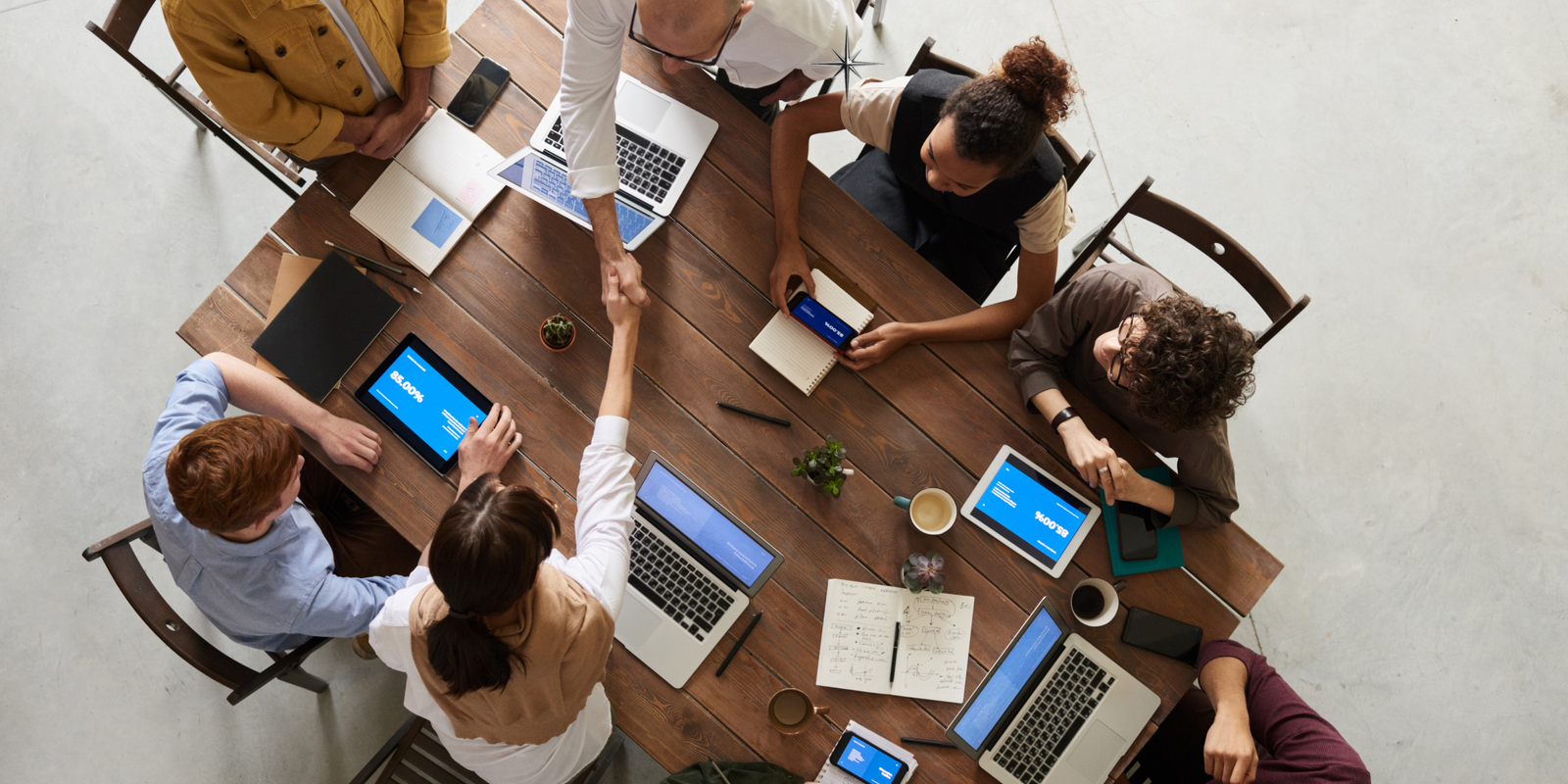 professional team collaboration for web development and digital marketing services