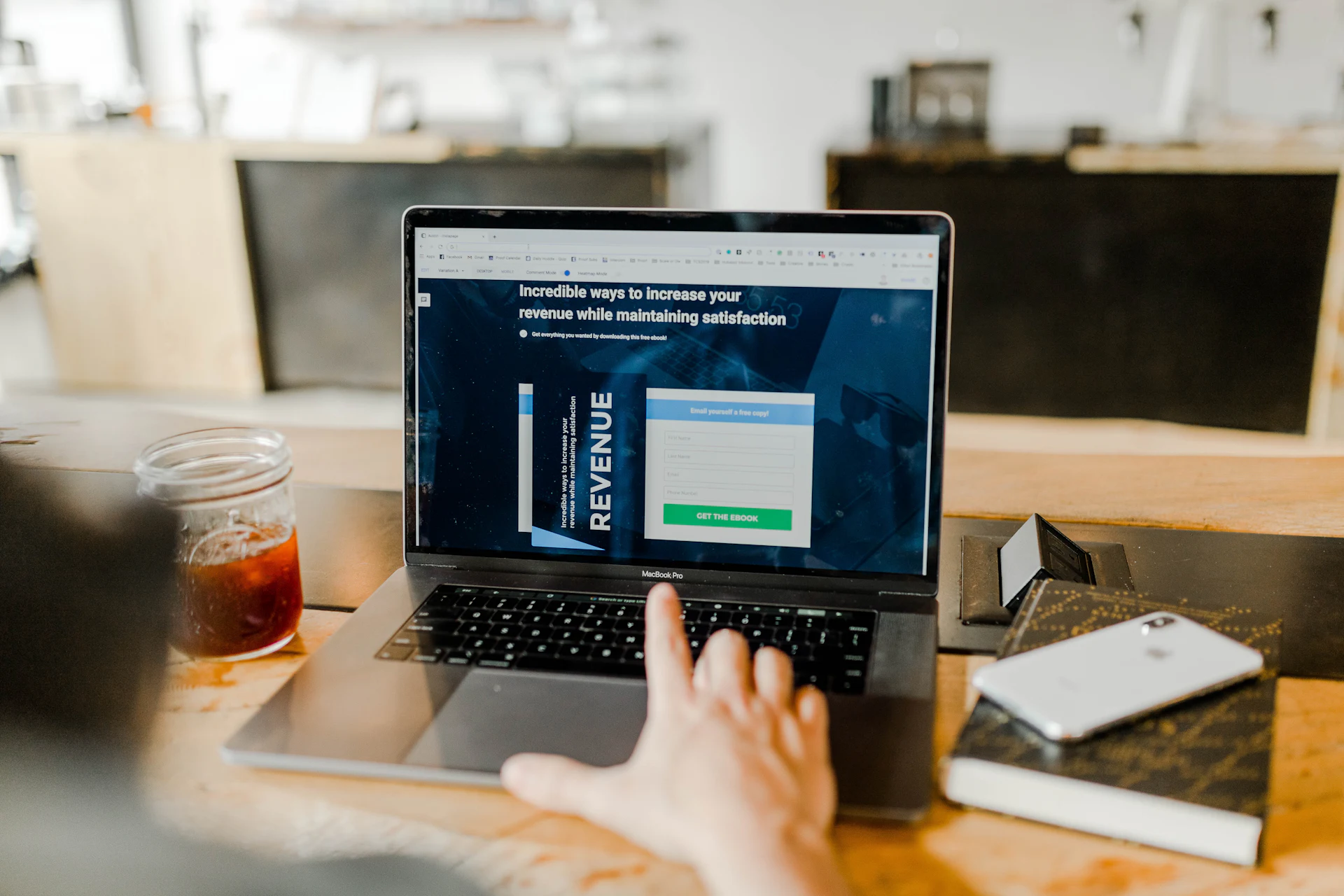 PPC advertising services - reviewing ad campaign results on a laptop