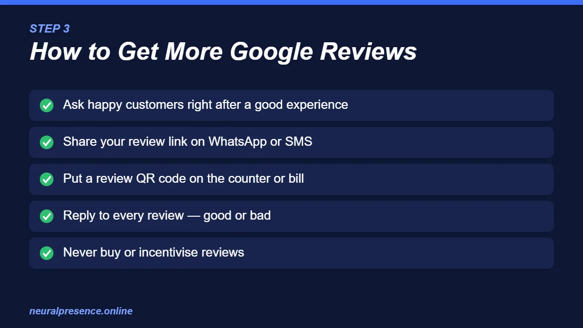 Tips to get more Google reviews for a Kolkata business